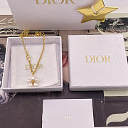 Dior D Natural Pearl Flower Necklace - 1