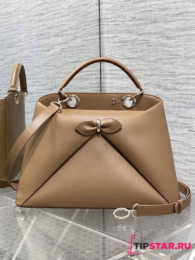 Dior Large Cigale Bag Myosotis Brown - 1