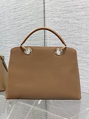 Dior Large Cigale Bag Myosotis Brown - 6