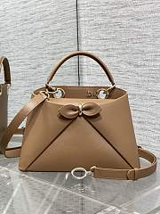 Dior Small Cigale Bag Myosotis Brown - 1