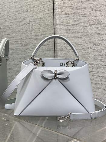 Dior Small Cigale Bag Myosotis White