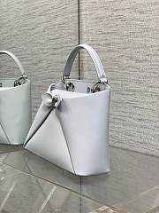 Dior Small Cigale Bag Myosotis White - 5