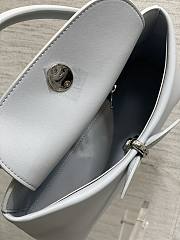 Dior Small Cigale Bag Myosotis White - 2