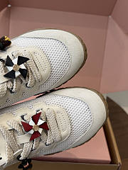 Miu Miu Mary Jane Style German Training Casual Shoes White - 2