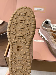 Miu Miu Mary Jane Style German Training Casual Shoes Beige - 6