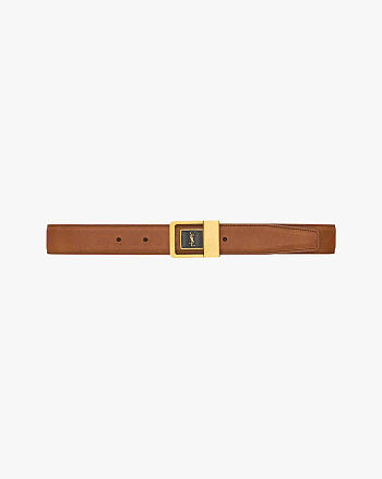 YSL | Buckle belt in leather 3cm