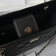 Chanel Classic CC Shopping Tote Bag In Black - 2