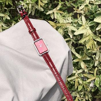 Tissot Red Mother-of-Pearl Watch-Red