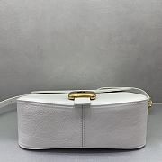 Balenciaga Clicca Shoulder Bag Medium in Muscade White - 4