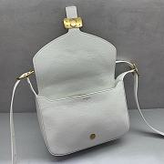 Balenciaga Clicca Shoulder Bag Medium in Muscade White - 2