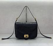 Balenciaga Clicca Shoulder Bag Medium in Muscade Black - 1