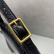 Balenciaga Clicca Shoulder Bag Medium in Muscade Black - 6