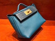 Hermes 24/24 Bag Vert Bosphore Size 21x17x10.5 cm - 5