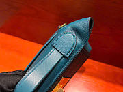 Hermes 24/24 Bag Vert Bosphore Size 21x17x10.5 cm - 4