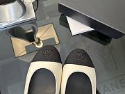 Chanel Classic Black & White Mary Jane Flats - 6