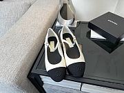Chanel Classic Black & White Mary Jane Flats - 2