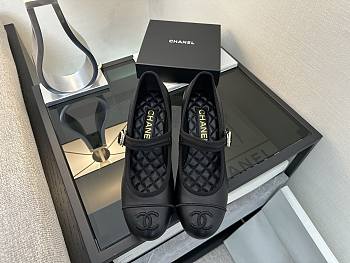 Chanel Black Mary Jane Heels