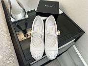 Chanel White Mary Jane Heels - 1