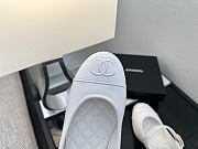 Chanel White Mary Jane Heels - 2