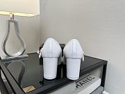 Chanel White Mary Jane Heels - 3