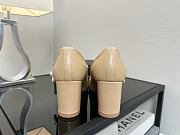 Chanel Beige Mary Jane Heels - 4