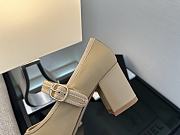 Chanel Beige Mary Jane Heels - 3