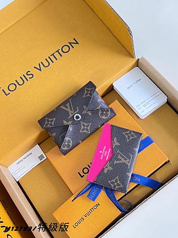 Louis Vuitton Kirigami Card Holder Pink Pondichéry