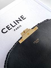 Celine Teen Nino Bag In Raffia And Calfskin Black - 3