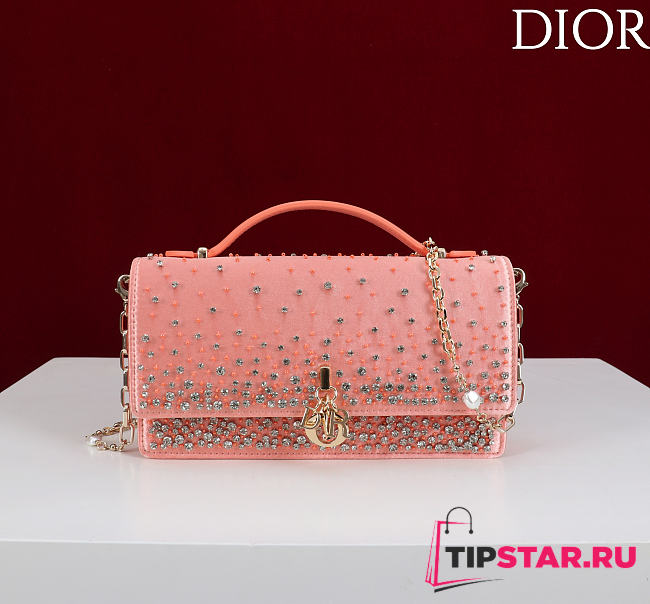 Dior Faux Pearl My Dior Mini Pink - 1