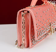 Dior Faux Pearl My Dior Mini Pink - 3