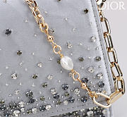 Dior Faux Pearl My Dior Mini Lighr Gray - 5