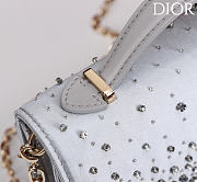 Dior Faux Pearl My Dior Mini Lighr Gray - 3