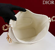 Dior De Sol Hobo Bag Leather White - 6