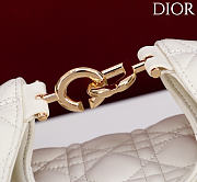 Dior De Sol Hobo Bag Leather White - 2