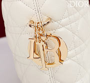 Dior De Sol Hobo Bag Leather White - 4