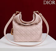 Dior De Sol Hobo Bag Leather Pink - 6