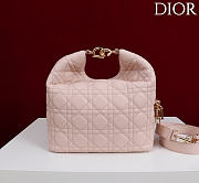 Dior De Sol Hobo Bag Leather Pink - 3