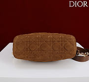 Dior De Sol Hobo Bag Suede Brown - 4
