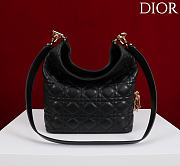 Dior De Sol Hobo Bag Leather Black - 3