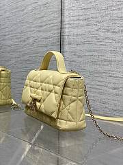 My Dior Mini Bag Cannage Lambskin Yellow - 5