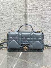 My Dior Mini Bag Cannage Lambskin Blue - 3