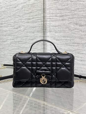 My Dior Mini Bag Cannage Lambskin Gold Hardware Black
