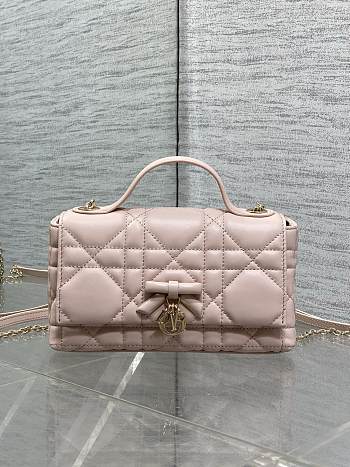 My Dior Mini Bag Cannage Lambskin Light Pink