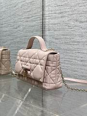 My Dior Mini Bag Cannage Lambskin Light Pink - 3