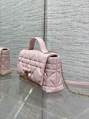 My Dior Mini Bag Cannage Lambskin Pink - 4
