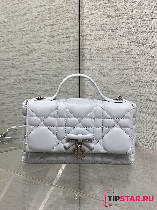My Dior Mini Bag Cannage Lambskin White - 1