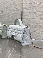 My Dior Mini Bag Cannage Lambskin White - 6