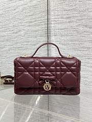 My Dior Mini Bag Cannage Lambskin Burgundy - 1