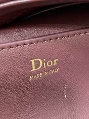 My Dior Mini Bag Cannage Lambskin Burgundy - 6