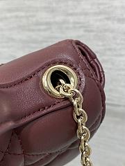 My Dior Mini Bag Cannage Lambskin Burgundy - 4